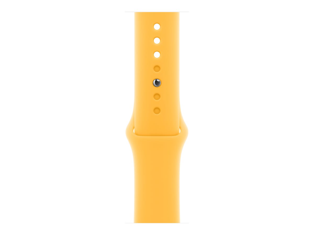 Apple Sportarmband, Warmgelb, 42 (Series 1/2/3)/44/45/46/49mm, S/M