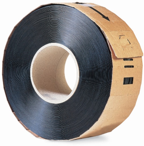Umreifungsband Bandbreite12xStärke0,63mm L.3000m PP schwarz Kern 200mm TRANSPAK
