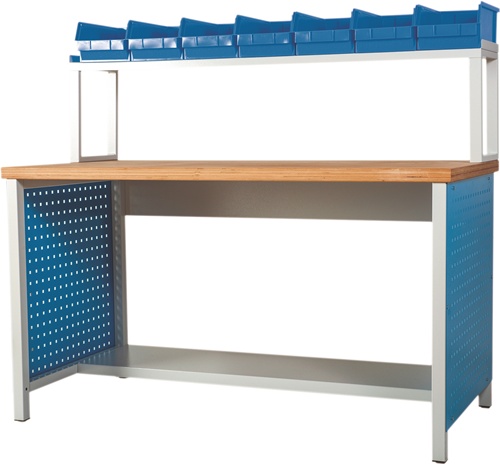 Rahmenaufsatz passend für Werkbank lichtgrau, RAL 7035 BEDRUNKA+HIRTH