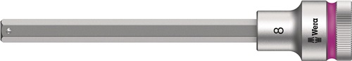 Steckschlüsseleinsatz 8740 C HF 1/2 Zoll SW 8mm L.140mm WERA