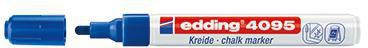 edding Kreidemarker 4095 4-4095003 2-3mm Rundspitze blau