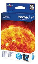 Brother Tintenpatrone LC980C 260Seiten cyan