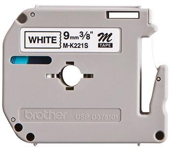 Brother Schriftbandkassette MK221SBZ 9mmx4m sw auf ws