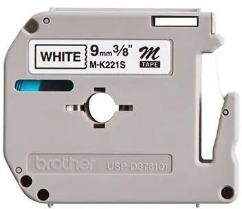 Brother Schriftbandkassette MK221SBZ 9mmx4m sw auf ws