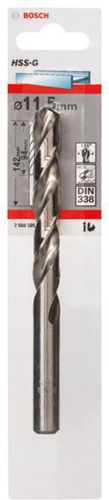Bosch Metallbohrer HSS-G DIN338 Arbeits-L.94mm D.11,5mm L.142mm