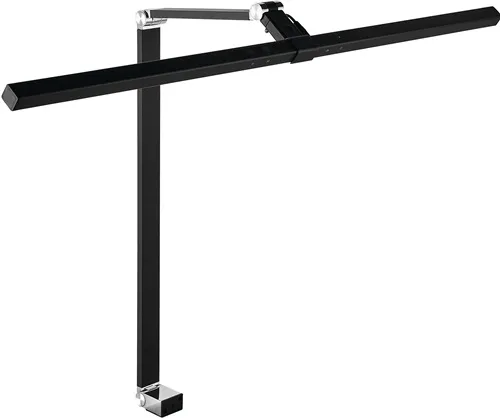 Schreibtischleuchte Alu/KU schwarz H.720mm m.Tischklemme m.LED