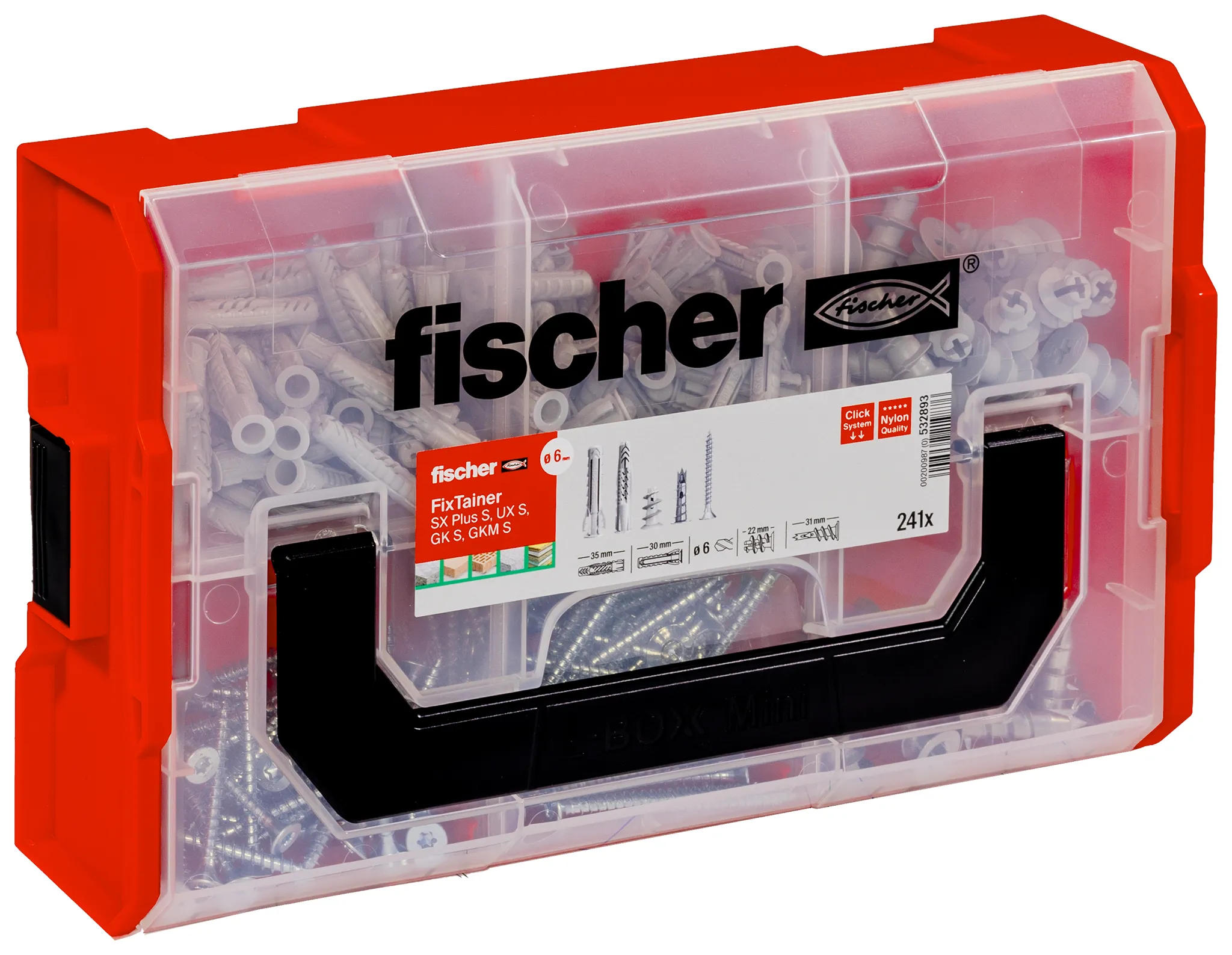 fischer FixTainer - Hält-Alles-Box (240 Teile)