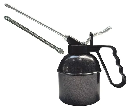 Spritzöler MSM 500 Metall 500ml anthrazit-grau Messingpumpe SAMOA HALLBAUER