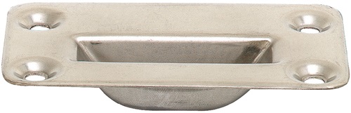 Bodenschließmulde 9009 Treibriegelverschlüsse 100 x 56 x 20mm BKS