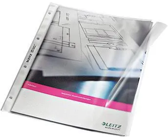 Leitz Prospekthülle DIN A4 47640000 PP mit Klappe 50 St./Pack.