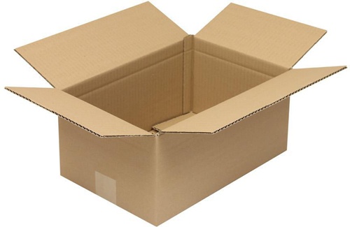 Faltkarton 1-wellig Höhenrillung Maße 350x230x160mm C4 Qualität 1.20 C braun