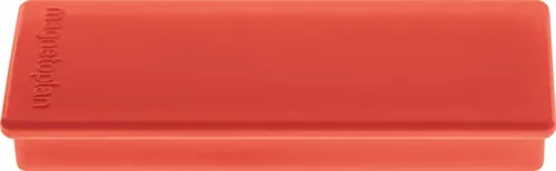 Rechteckmagnet B55xT22xS8mm rot MAGNETOPLAN