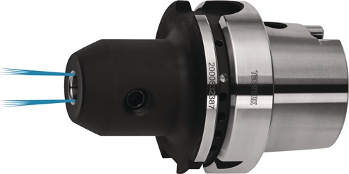 TECWERK Flächenspannfutter DIN 69893A Weldon Spann-D.6mm HSK-A63 A.-L.65mm m.IK 