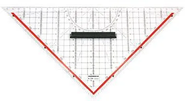 RUMOLD Geometriedreieck 1158 32,5cm Kunststoff transparent