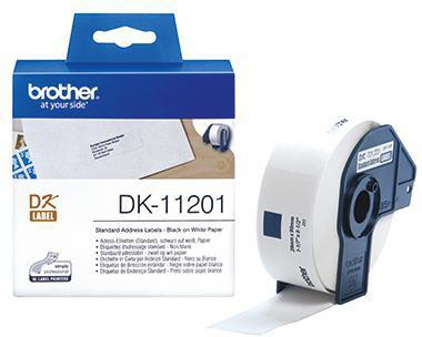 Brother Etikett DK11201 29x90mm weiß 400 St./Pack.
