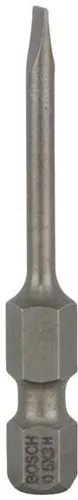 Bosch Schrauberbit Extra-Hart ISO1173 E6.3 S0,5x3mm L.49mm 1/4Zoll-Außen-6kt 3St.