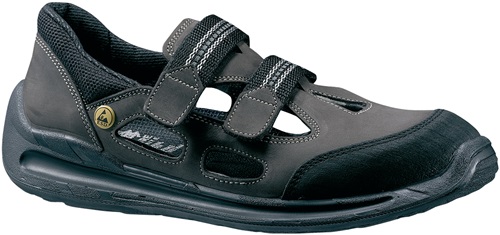 Sicherheitssandale Dragster-1240 Gr.40 braun/schwarz Leder