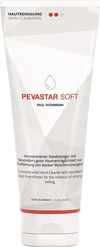 Handreinigung PEVASTAR SOFT 250ml silikon- u.lösemittelfrei Tube PAUL VOORMANN