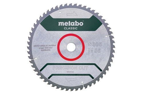 Kreissägeblatt cordless cut wood classic AD 305mm Z.56 Bohr.30mm Schnitt-B.2,4mm