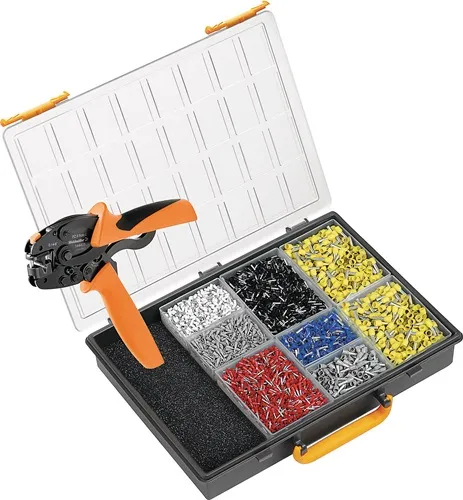 Aderendhülsensortiment 4501-tlg.0,5-6mm² Raaco-Box WEIDMÜLLER