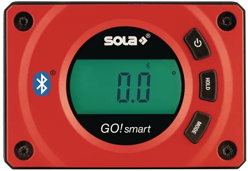 Digitaler Neigungsmesser GO! smart L.8cm PA,glasfaserverstärkt rot SOLA