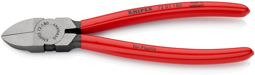 Seitenschneider f.Ku.L.180mm ger.Ku.-Überzug KNIPEX
