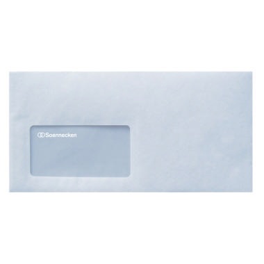 Soennecken Briefumschlag 2929 DL 75g mF sk weiß 1.000 St./Pack.1