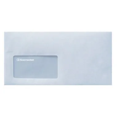 Soennecken Briefumschlag 2929 DL 75g mF sk weiß 1.000 St./Pack.1