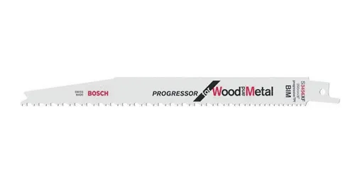 Bosch Säbelsägeblatt S 3456 XF L.200mm B.19mm TPI 6-12 2,1-4,3mm 100 St./Karte