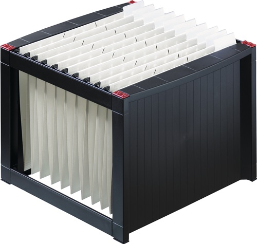 Hängeregistraturgestell Ku.schwarz H272xB360xT380mm f.ca.40 Mappen HELIT