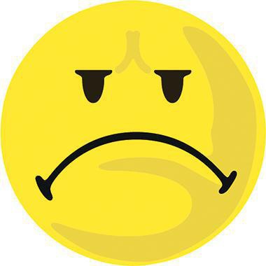 Franken Moderationskarte Symbol negativ UMZ 10 S3 ge 100 St./Pack.