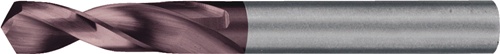TECWERK Spiralbohrer DIN 6539 TypN D.2,5mm VHM TiAlN HA ext.kurz