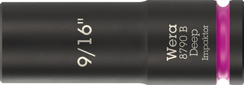 Steckschlüsseleinsatz 8790 B Impaktor Deep 3/8 Zoll 9/16 Zoll L.63mm WERA