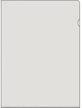 Veloflex Aktenhülle 4548000 A4 PVC extra stark gk 50 St./Pack.