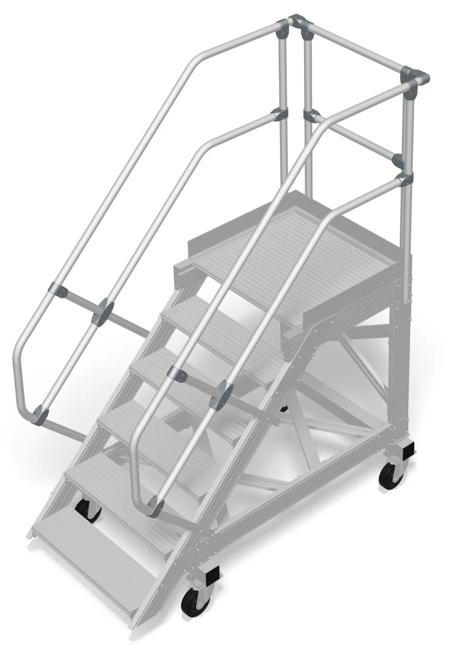 Krause STABILO Treppe mit Plattform fahrbar 1x6 Stufen