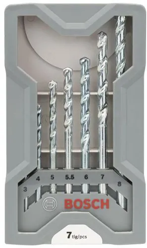 Bosch Steinbohrer-Set CYL-1 Impact 7-tlg.D.3/4/5/5,5/6/7/8mm HM-bestückt