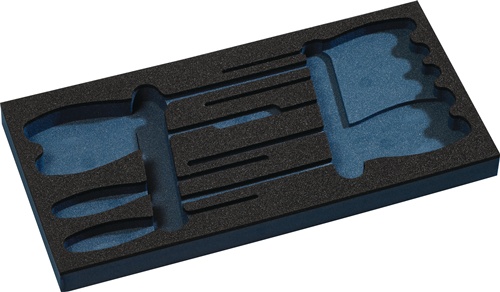 TECWERK Werkzeugmodul Leereinlage 1/3-Modul 2000 871 238 9-tlg.