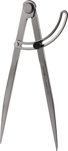 TECWERK Spitzzirkel L.300mm m.Stellbogen 