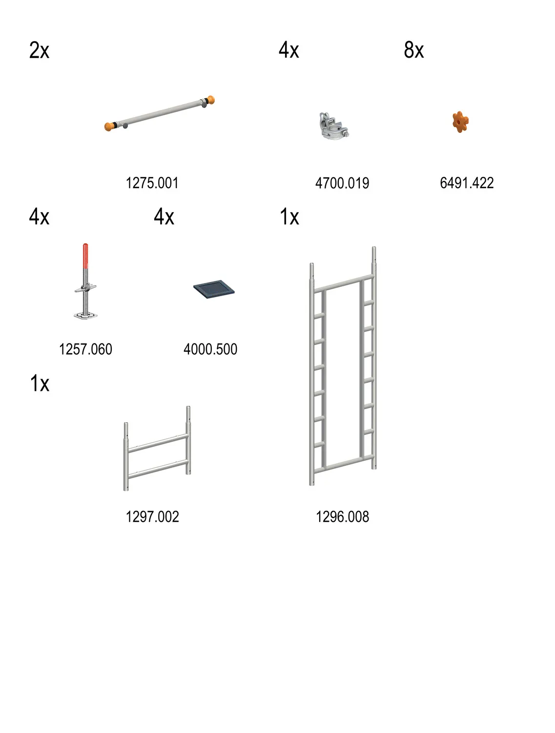 Layher Fahrgerüst SoloTower Treppen-Kit Typ: 1600001