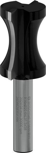 Bosch Flachstabfräser Arbeits-L.32mm D.20,6mm Schaft 8mm zweischneidig Radius 18,3mm