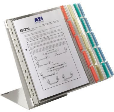 DUR Sichttafelsystem table 568800 Tischständer mit 20 Tafeln 5607
