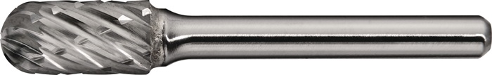 Frässtift WRC Special Steel D.8mm Kopf-L.20mm Schaft-D.6mm HM Verz.Kreuz TECWERK