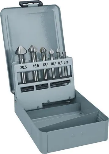 Bosch Kegelsenker-Set PRO Soft Metal 6tlg. D.6,3-20,5mm L.45/63mm Zylinderschaft