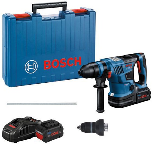 Bosch Akku-Bohrhammer GBH 18V-34 CF Sp.18V Schlagenergie 5,8J SDS plus m.2 Akkus 5,5Ah