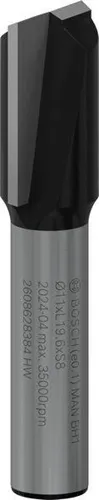Bosch Nutfräser Standard for Wood Arbeits-L.20mm D.11mm L.51mm Schaft 8mm