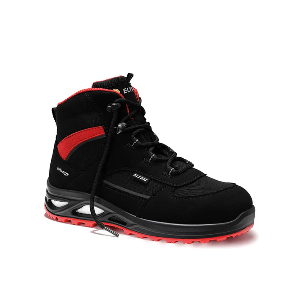 ELTEN Damen-Sicherheitsstiefel HANNAH XXTL BLACK-RED MID ESD S3 (746531)