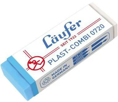 Läufer Radierer Plast-Combi 07200 65x21x12mm