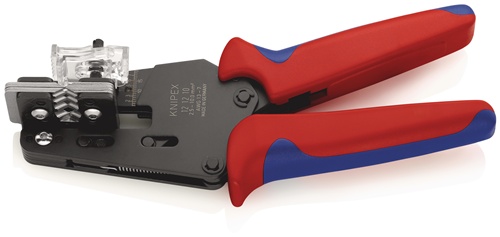 Präzisionsabisolierzange L.195mm 2,5-10 (AWG 14-8)mm² Mehrkomp.-Hüllen KNIPEX