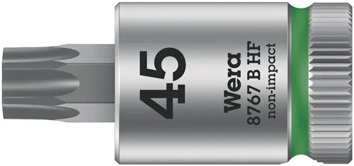 Schraubendrehereinsatz 8767 B HF Torx 3/8 Zoll TORX® TX 45 L.38,5mm WERA