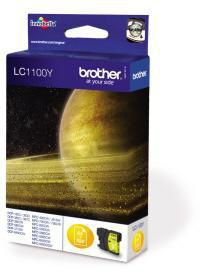 Brother Tintenpatrone LC1100Y 325Seiten gelb